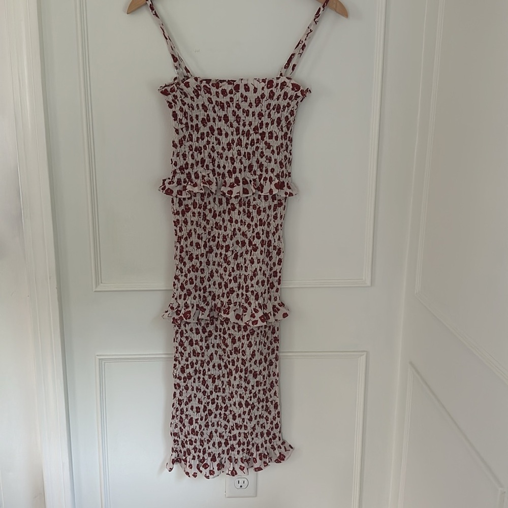 Floral smock dress